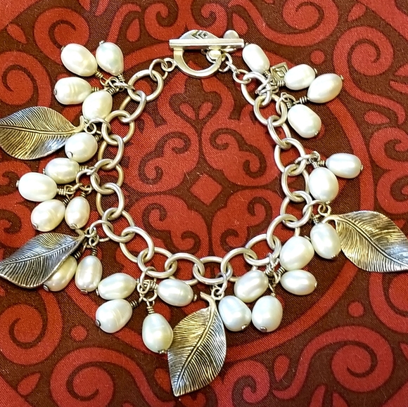 Silpada Sterling Silver & Pearl Cha Cha Bracelet - Picture 3 of 11
